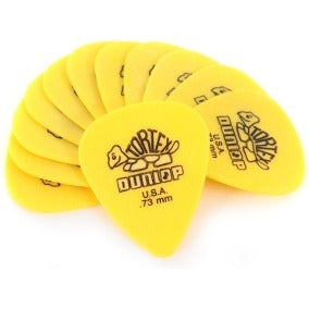 Pua Dunlop Tortex Std 0.73 Amarillo,418b.73 (12 Pzas)